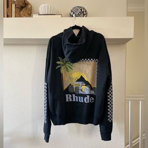 Rhude oversized boxy hoodie